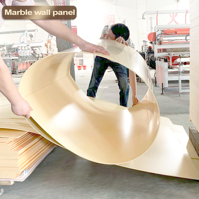Kwaliteit Marmeren bamboe hout houtskool veneer panelen interieur decoratieve marmeren wandpanelen Fabriek