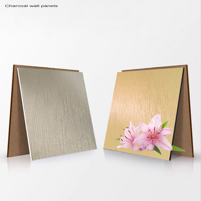 Kwaliteit Carbon Crystal Board Brandbestendig Bamboe Houtskool Metalen Plaat Veneer Fabriek