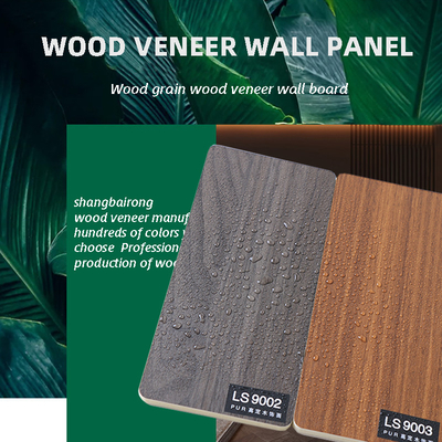 Kwaliteit Waterdichte en schimmelbestendige platte houtnerf 1220 mm decoratieve PVC Wallboard wandpanelen Fabriek