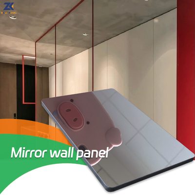 Kwaliteit De Koolstof Hoog Crystal Panel Waterproof PETG van de bamboehoutskool polijst het Comité van de Spiegelmuur Fabriek