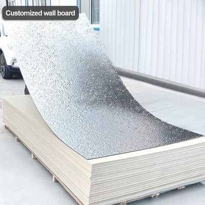 Kwaliteit PVC PET Water Ripple Panel Bamboe Houtskoolvezel 3D Muur Hout Veneer Panel Fabriek